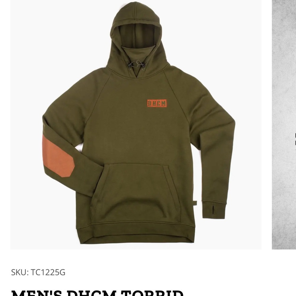 Torrid Olive and Orange Men's hoodie medium - run big and more like a Large